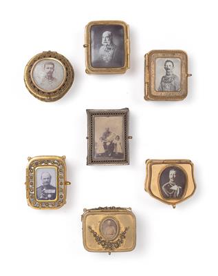 Imperial Austrian court – collection of court table chocolate boxes, - Rekvizity z císařského dvora