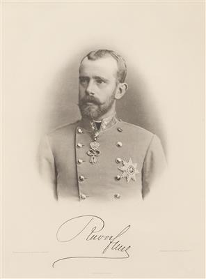 Crown Prince Rudolf, - Imperial Court Memorabilia and Historical Objects