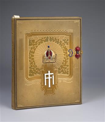 "Viribus Unitis" the Emperor’s book, - Imperial Court Memorabilia and Historical Objects
