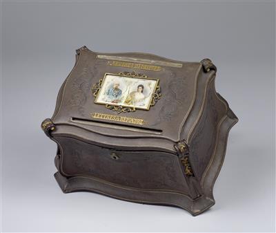Archduchess Marie Valerie – personal letter case, - Imperial Court Memorabilia and Historical Objects