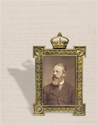 Friedrich III. deutscher Kaiser (1831-1888) - Geschenkphoto, - Kaiserhaus und Historika