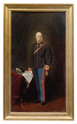 Heinrich Gottfried Wilda (Vienna 1862-1922) - Emperor Franz Joseph I of Austria, - Rekvizity z císařského dvora