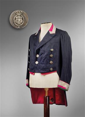 Hoch- and Deutschmeister Archduke Eugen – employee’s tailcoat, - Rekvizity z císařského dvora