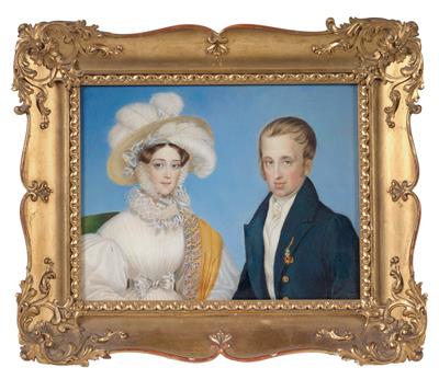 Emperor Ferdinand I and Empress Maria Anna, - Imperial Court Memorabilia and Historical Objects