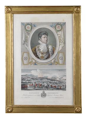 Emperor Napoleon I and Empress Marie Louise, - Casa Imperiale e oggetti d'epoca