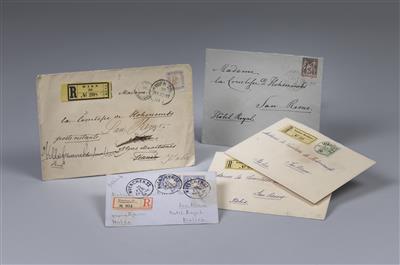 Empress Elisabeth of Austria - 5 letter covers, - Imperial Court Memorabilia and Historical Objects