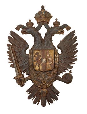 Imperial Austrian double eagle, - Imperial Court Memorabilia and Historical Objects