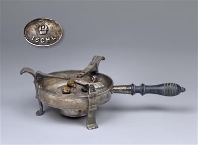 Imperial Austrian court - Rechaud with burner from the Ischl inventory, - Casa Imperiale e oggetti d'epoca