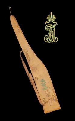 Emperor Francis Joseph I of Austria – rifle case, - Imperial Court Memorabilia and Historical Objects