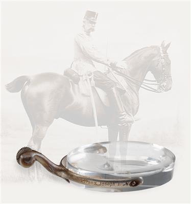 Emperor Francis Joseph I of Austria – personal riding spur, - Casa Imperiale e oggetti d'epoca