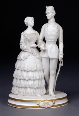 Emperor Francis Joseph I of Austria and Empress Elisabeth, - Imperial Court Memorabilia and Historical Objects