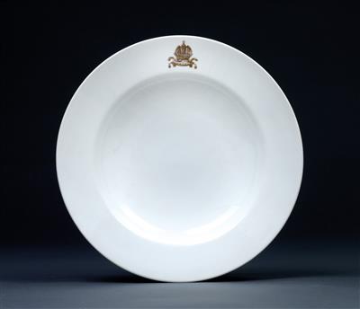 Imperial Austrian Court – plate from a service, - Rekvizity z císařského dvora