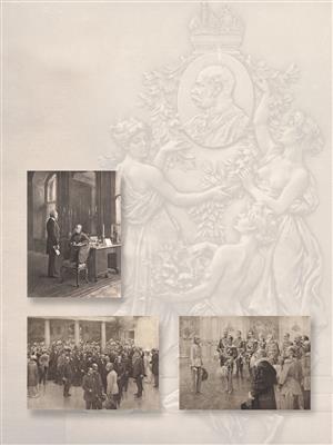 “Kaiser-Galerie, Bilder aus dem Leben Kaiser Franz Joseph I.”, - Imperial Court Memorabilia and Historical Objects