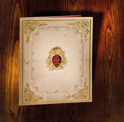 Field Marshal Archduke Eugen - a ceremonial folder, - Casa Imperiale e oggetti d'epoca