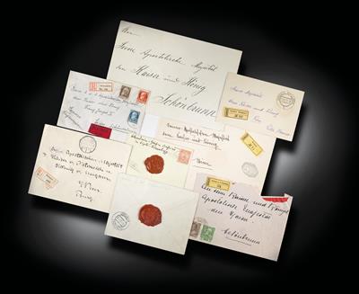 Emperor Francis Joseph I of Austria - 10 envelopes, - Imperial Court Memorabilia and Historical Objects