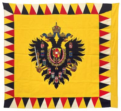 Imperial Austrian flag, - Rekvizity z císařského dvora