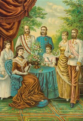 The Austrian Imperial Family, - Casa Imperiale e oggetti d'epoca