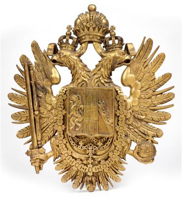 Imperial Austrian double eagle, - Imperial Court Memorabilia and Historical Objects