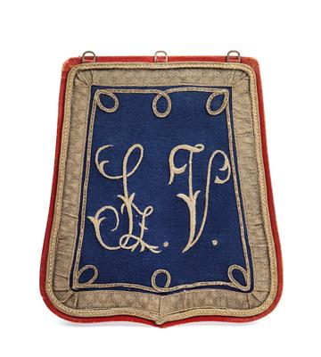 A sabretache for a magnate groom of the City of Szatmarnemeti, - Casa Imperiale e oggetti d'epoca