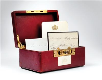 Empress Elisabeth of Austria - 2 envelopes written in her own hand, addressed to her consort Emperor Francis Joseph I, - Imperial Court Memorabilia and Historical Objects