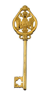 Imperial Austrian Court - a chamberlain’s key, - Casa Imperiale e oggetti d'epoca