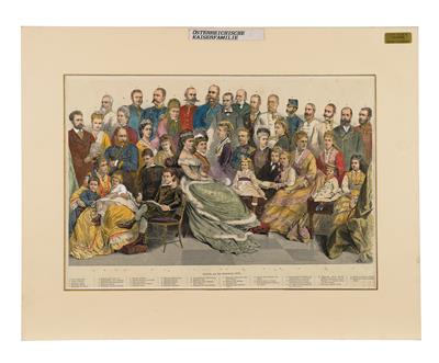 The Austrian Imperial Family (1879), - Imperial Court Memorabilia and Historical Objects