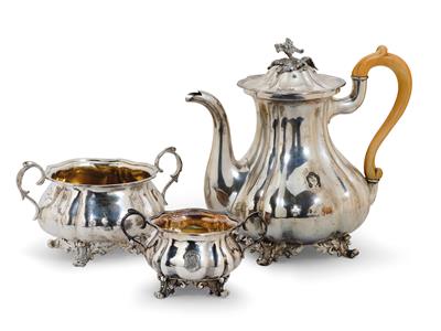 A Viennese coffee service from archducal ownership, - Imperial Court Memorabilia and Historical Objects