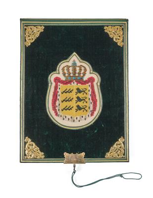 Grand Princess Olga Nikolaevna, Queen of Württemberg - personal casket with writing paper, - Casa Imperiale e oggetti d'epoca