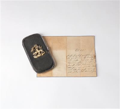 Empress Elisabeth of Austria - a cigar case, - Casa Imperiale e oggetti d'epoca