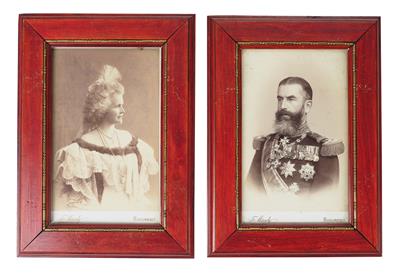 King Charles I and Queen Elizabeth of Romania, - Imperial Court Memorabilia and Historical Objects