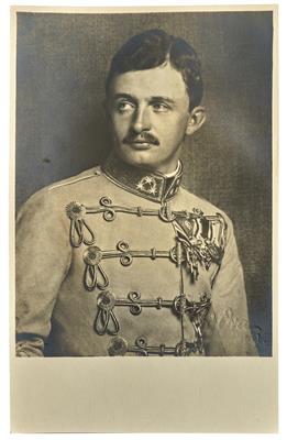A photographic album of Emperor Charles I of Austria, - Imperial Court Memorabilia and Historical Objects