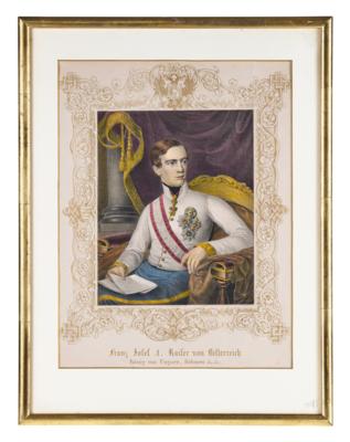 Emperor Francis Joseph I of Austria, - Casa Imperiale e oggetti d'epoca