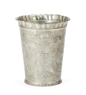 Emperor Francis Joseph I of Austria – a foot-washing beaker 1902, - Imperial Court Memorabilia & Historical Objects