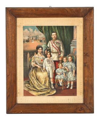 Emperor Charles I and Empress Zita with children, - Casa Imperiale e oggetti d'epoca