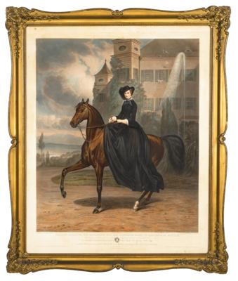 Empress Elisabeth in front of Possenhofen, - Rekvizity z císařského dvora