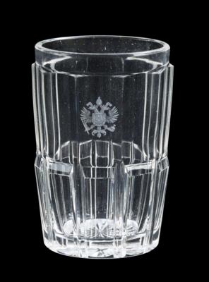 Kaiserlich österreichischer Hof - Bierglas aus dem Prismenschliffservice, - Kaiserhaus & Historika