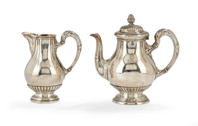 Archduke Maximilian - teapot and jug from a service, - Rekvizity z císařského dvora