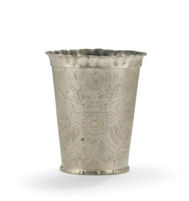 Emperor Francis Joseph I of Austria – a foot-washing beaker 1913, - Casa Imperiale e oggetti d'epoca