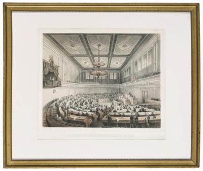 "Sitzungssaal des Abgeordnetenhauses in Wien", - Kaiserhaus & Historika