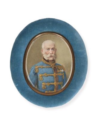 Albert Theer (Johannesberg 1815 - 1902 Vienna) - Emperor Francis Joseph I of Austria, - Imperial Court Memorabilia & Historical Objects