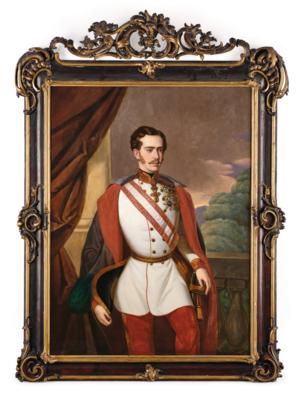 Franz Peroutka (born in Vienna in 1808) - Emperor Francis Joseph I of Austria, - Casa Imperiale e oggetti d'epoca