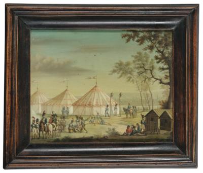 Französisches Heerlager in der Lobau im Juni/Juli 1809, - Kaiserhaus & Historika