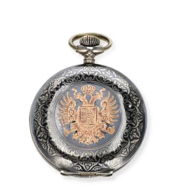 Emperor Francis Joseph I - gift pocket watch, - Rekvizity z císařského dvora