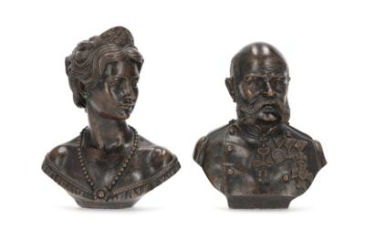 Emperor Francis Joseph I and Empress Elisabeth, - Imperial Court Memorabilia & Historical Objects