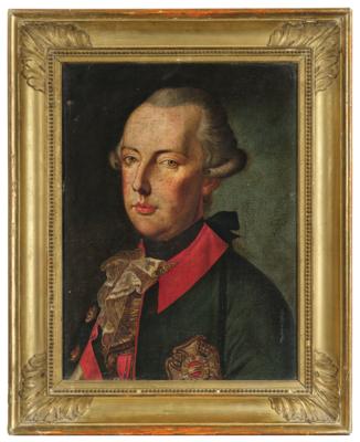 Emperor Joseph II – portrait, - Rekvizity z císařského dvora
