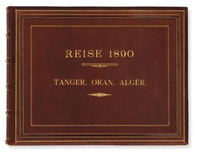Empress Elisabeth of Austria - a photo album “Reise 1890 Tanger, Oran, Algér.” - Rekvizity z císařského dvora