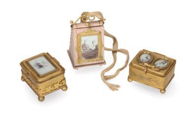 Imperial Austrian Court - 3 sweet boxes, - Imperial Court Memorabilia & Historical Objects