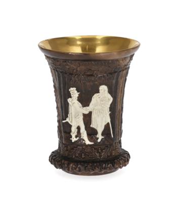 Imperial Austrian court – a beaker from the antler service of the imperial hunting lodges, - Casa Imperiale e oggetti d'epoca