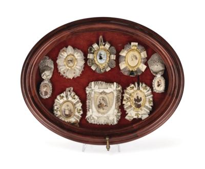 Imperial Austrian Court - a collection of court ball bonbonnières, - Imperial Court Memorabilia & Historical Objects