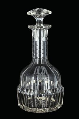 Imperial Austrian Court - a water carafe from the “Prismenschliffservice”, - Rekvizity z císařského dvora